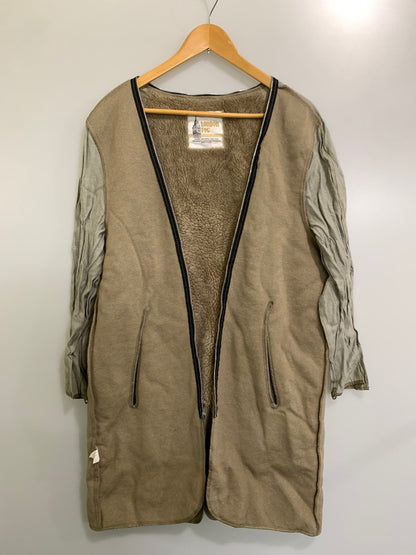 【中古品】【メンズ】  LONDON FOG ロンドンフォグ 70S USA製 ステンカラーコート メンズアウター ロング丈 内側ボア 防寒  146-241007-em-7-min サイズ：42 カラー：ベージュ系 万代Net店