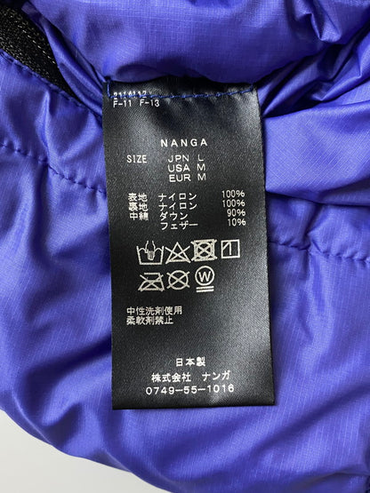 【中古品】【メンズ】  NANGA ナンガ ×JOURNAL STANDARD ジャーナルスタンダード "別注"リバーシブルダウンベスト アウター 144-241007-AS-12-min サイズ：L カラー：パープル/ブラック 万代Net店