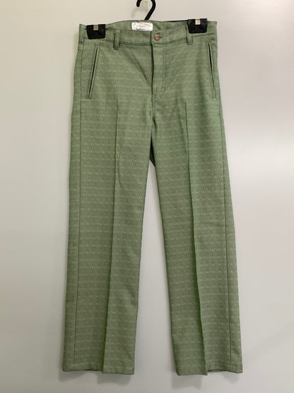 【中古美品】【メンズ】  FOLL×WRANGLER フォル×ラングラーSTRAIGHT WRANCHER TROUSERS WIMUF4 ストレート ランチャー トラウザーパンツ メンズボトムス スラックス 151-241007-em-11-min カラー：グリーン系 万代Net店