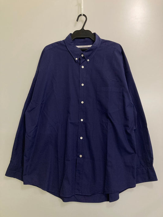 【中古品】【メンズ】 JOURNAL STANDARD ジャーナルスタンダード TRISECT 2 22-050-600-8030 THOMAS MASON"THE FAT SHIRT" 長袖 147-241007-AS-25-min サイズ：M カラー：ネイビー 万代Net店