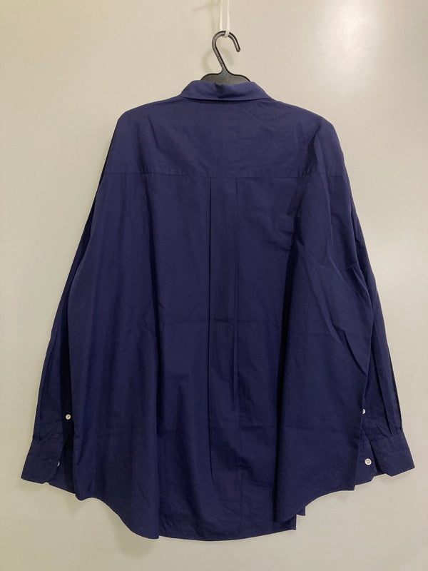 【中古品】【メンズ】 JOURNAL STANDARD ジャーナルスタンダード TRISECT 2 22-050-600-8030 THOMAS MASON"THE FAT SHIRT" 長袖 147-241007-AS-25-min サイズ：M カラー：ネイビー 万代Net店