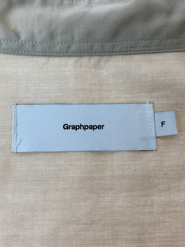 【中古品】【メンズ】  GRAPHPAPER グラフペーパー GM192-50030 BROAD OVERSIZED L S SHIRT 長袖 140-241007-AS-5-min サイズ：FREE カラー：ベージュ 万代Net店