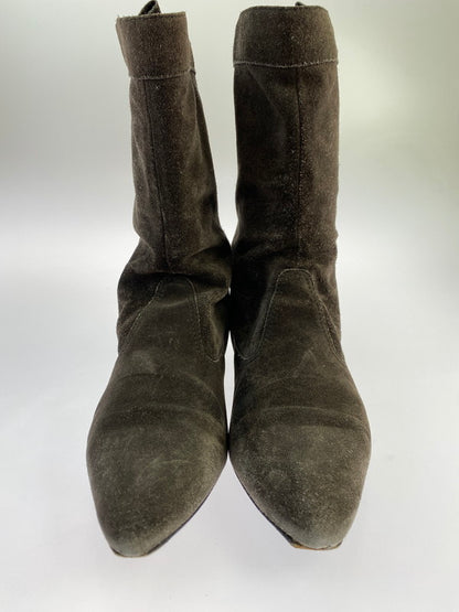 【中古品】【レディース】  FABIO RUSCONI LONG BOOTS F-5043 ファビオルスコーニ ロングブーツ 靴 167-241011-yn-12-min サイズ：38 カラー：ブラウン 万代Net店