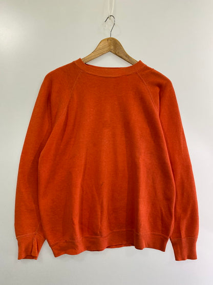 【現状渡し品】【メンズ】  SPORTSWEAR CRESLAN AND COTTON 60-70'S PLAIN SWEAT スウェット 146-241008-AS-12-min サイズ：L カラー：オレンジ 万代Net店