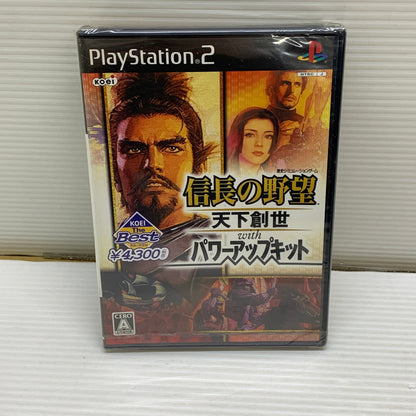 【現状渡し品】 PS2ソフト 信長の野望 天下創世 With パワーアップキット koei コエイ プレステ2ソフト 023-260429-hu-06-min 万代Net店
