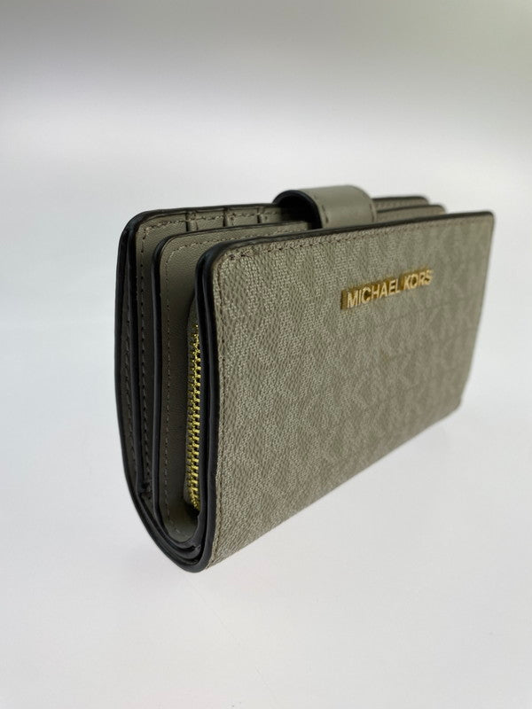 【中古品】【メンズ】 Michael Kors マイケルコース 35S3GTVF6O 二つ折り財布 ウォレット 201-241013-AS-19-min カラー：グレー系 万代Net店