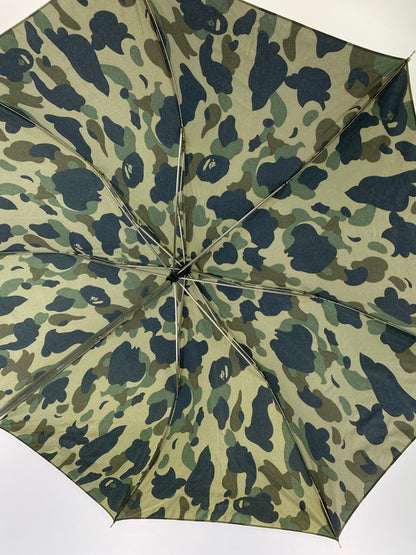 【現状渡し品】【メンズ/レディース】 A BATHING APE アベイシングエイプ 1ST CAMO UMBRELLA 折りたたみ傘 208-250119-AS-19-min カラー：カモフラージュ 万代Net店