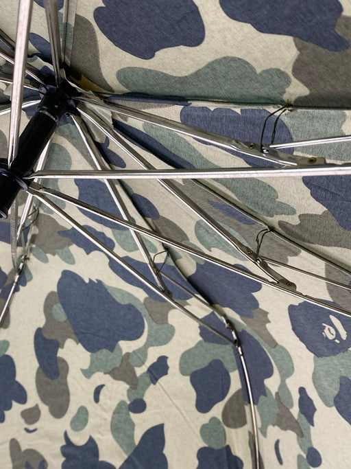 【現状渡し品】【メンズ/レディース】 A BATHING APE アベイシングエイプ 1ST CAMO UMBRELLA 折りたたみ傘 208-250119-AS-19-min カラー：カモフラージュ 万代Net店