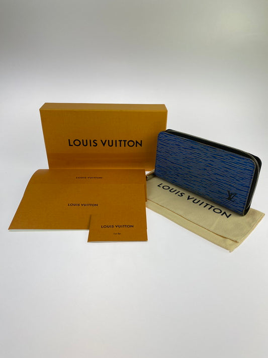 【中古品】【メンズ/レディース】 LOUIS VUITTON ルイ・ヴィトン LONG WALLET M61862 MI3198 エピ ジッピーウォレット 長財布 179-241011-yn-01-min カラー：ブルー 万代Net店