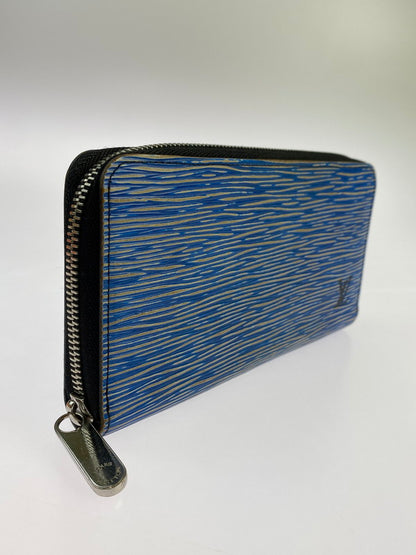 【中古品】【メンズ/レディース】 LOUIS VUITTON ルイ・ヴィトン LONG WALLET M61862 MI3198 エピ ジッピーウォレット 長財布 179-241011-yn-01-min カラー：ブルー 万代Net店