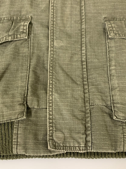 【現状渡し品】【メンズ】 FUBU フブ M-65 TYPE MILITARY JACKET ミリタリージャケット ライトアウター 146-260617-yn-11-min サイズ：L カラー：オリーブグリーン 万代Net店