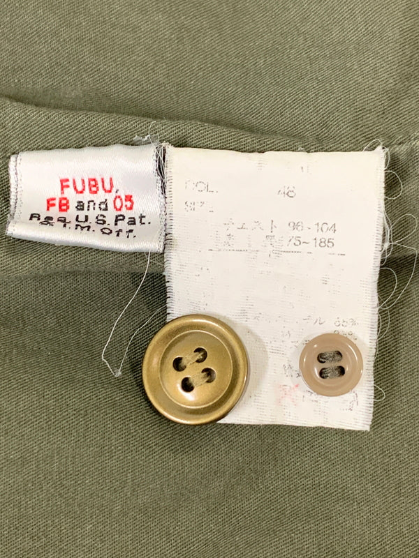 【現状渡し品】【メンズ】 FUBU フブ M-65 TYPE MILITARY JACKET ミリタリージャケット ライトアウター 146-260617-yn-11-min サイズ：L カラー：オリーブグリーン 万代Net店