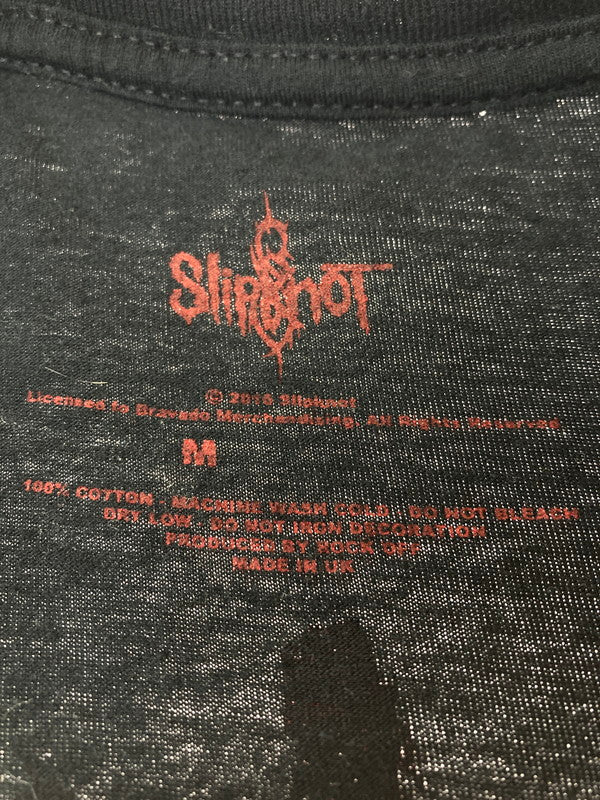 【中古品】【メンズ】  SLIPKNOT スリップノット 2014-15 TOUR TEE ツアーTシャツ トップス 146-241009-ks-11-min サイズ：M カラー：ブラック 万代Net店