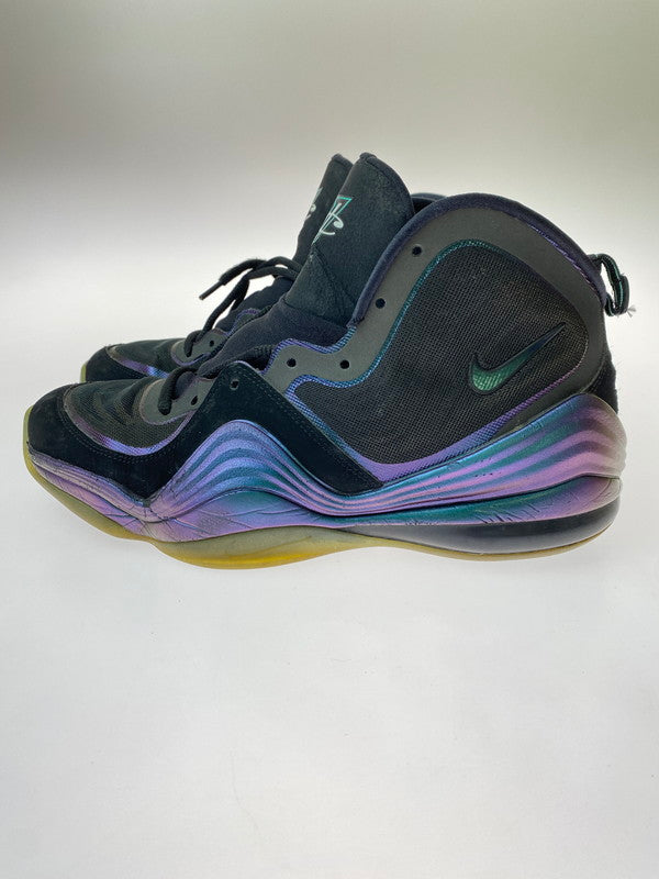 【中古品】【メンズ】 NIKE ナイキ AIR PENNY 5 537331-002 エア ペニー 5 スニーカー 靴 160-241008-yn-18-min サイズ：27.5cm US9.5 カラー：BLACK/ATOMIC TEAL-PURPLE-TEAL 万代Net店