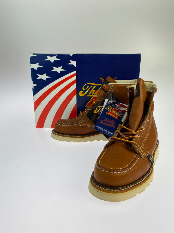 【中古美品】【メンズ】  THOROGOOD BOOTS 6 MOC TOE BOOTS 814-4200 ソログッド モック トゥ ブーツ 靴 164-241011-yn-11-min サイズ：7 1/2 D カラー：ブラウン系 万代Net店