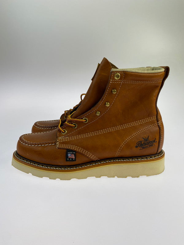 【中古美品】【メンズ】  THOROGOOD BOOTS 6 MOC TOE BOOTS 814-4200 ソログッド モック トゥ ブーツ 靴 164-241011-yn-11-min サイズ：7 1/2 D カラー：ブラウン系 万代Net店