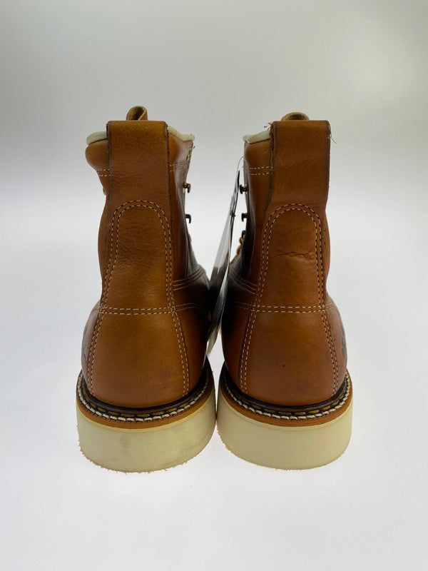 【中古美品】【メンズ】  THOROGOOD BOOTS 6 MOC TOE BOOTS 814-4200 ソログッド モック トゥ ブーツ 靴 164-241011-yn-11-min サイズ：7 1/2 D カラー：ブラウン系 万代Net店