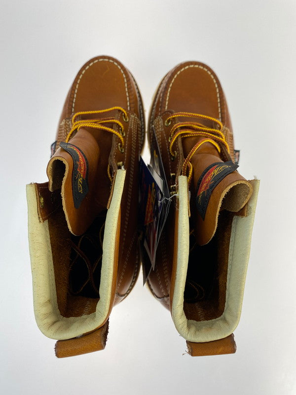 【中古美品】【メンズ】  THOROGOOD BOOTS 6 MOC TOE BOOTS 814-4200 ソログッド モック トゥ ブーツ 靴 164-241011-yn-11-min サイズ：7 1/2 D カラー：ブラウン系 万代Net店