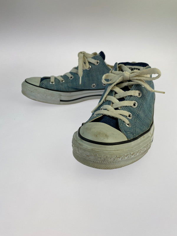 【中古品】【メンズ】 A BATHING APE アベイシングエイプ BAPE STA DENIM LOW ベイプ スタ デニム ローカット スニーカー 靴 163-241011-yn-09-min サイズ：25.0cm カラー：ブルー系 万代Net店