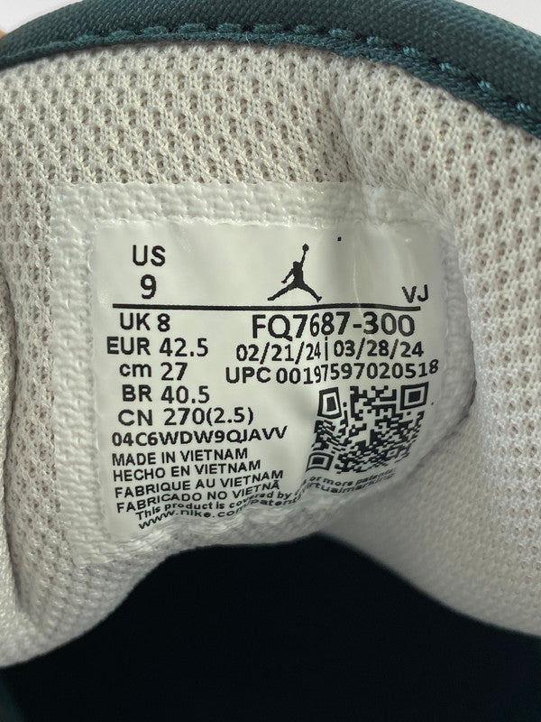 【LIFTる。景品】【中古】【メンズ】 NIKE ナイキ AIR JORDAN 1 LOW SE FQ7687-300 エア ジョーダン 1 ロー スニーカー 靴 160-241012-yn-15-min サイズ：27.0cm US9 カラー：OXIDIZED GREEN/OXIDIZED GREEN 万代Net店