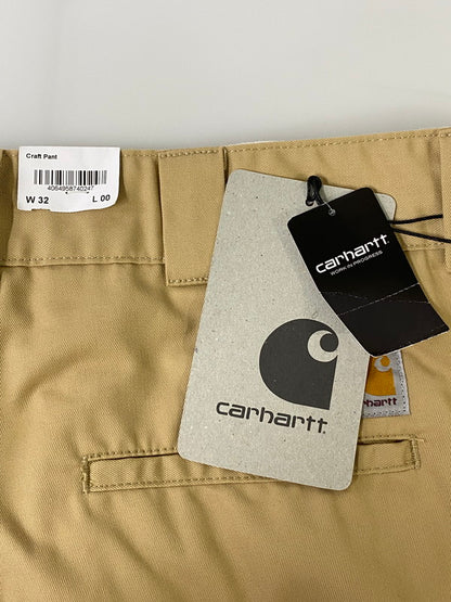 【中古美品】【メンズ】 Carhartt カーハート WIP I027965 TROUSERS CRAFT PANT ボトムス ズボン パンツ 153-241008-AS-23-min サイズ：32 カラー：ベージュ 万代Net店