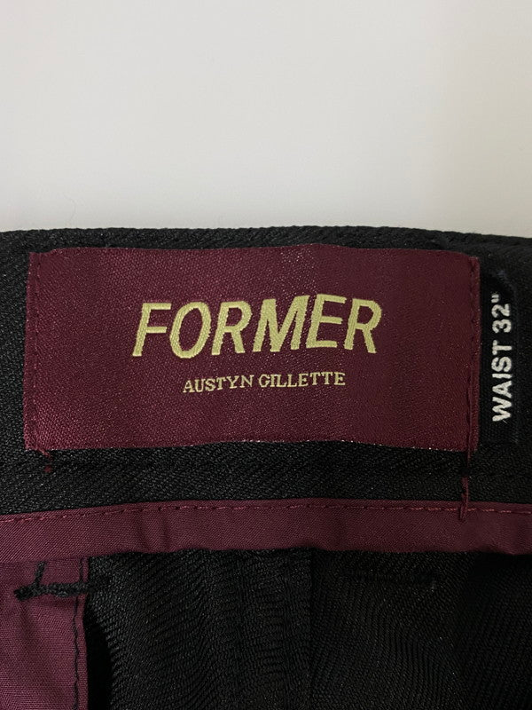 【中古品】【メンズ】  FORMER フォーマ― POLYESTER PANT ボトムス ズボン パンツ 153-241008-AS-21-min カラー：ブラック 万代Net店