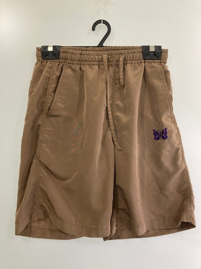 【中古品】【メンズ】 Needles ニードルス KP181 BASKETBALL SHORT-POLY CLOTH ハーフパンツ 151-241009-ks-13-min サイズ：S カラー：ブラウン 万代Net店