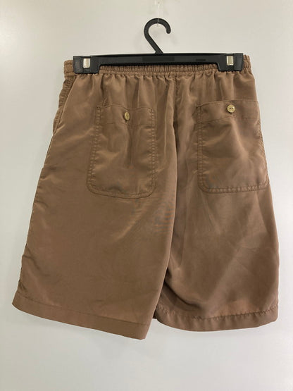 【中古品】【メンズ】 Needles ニードルス KP181 BASKETBALL SHORT-POLY CLOTH ハーフパンツ 151-241009-ks-13-min サイズ：S カラー：ブラウン 万代Net店