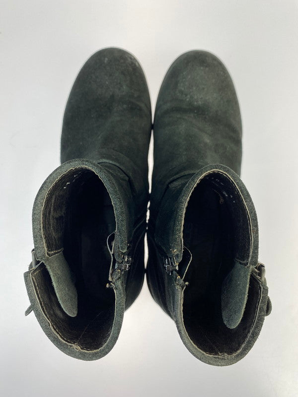 【中古品】【メンズ】 BOEMOS ボエモス 1465 イタリア製 SUEDE SHORT BOOTS 靴 シューズ ブーツ 165-241014-AS-3-min サイズ：41 カラー：ブラック 万代Net店