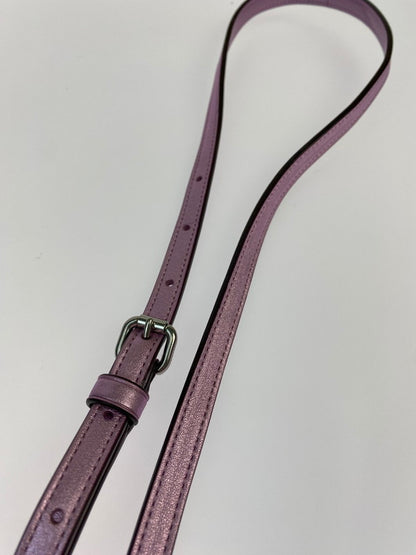 【LIFTる。景品】【中古品】【レディース】 COACH コーチ CO984 メタリック スムースレザー モーガン クロスボディ 鞄 バッグ 180-241020-AS-2-min カラー：ピンク 万代Net店