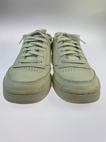 【中古品】【メンズ/レディース】 Reebok リーボック CLUB C 85  BEIGE 100024895 クラブシー 85 ベイジ スニーカー メンズシューズ 靴 ローカット テニスシューズ 163-241011-em-2-min サイズ：25cm カラー：ホワイトチョーク 万代Net店