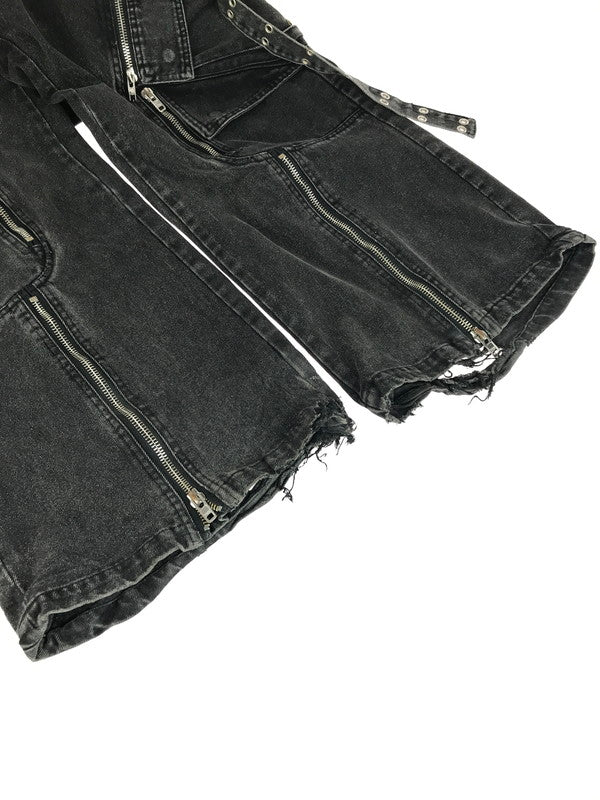 【現状渡し品】【メンズ】 NO FAITH STUDIOS ノー フェイス ストゥディオス WAVE CARGO PANT ウェイブ カーゴ パンツ ボトムス 153-251117-na-09-tag サイズ：S カラー：ブラック 万代Net店