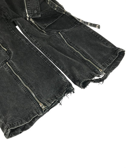 【現状渡し品】【メンズ】 NO FAITH STUDIOS ノー フェイス ストゥディオス WAVE CARGO PANT ウェイブ カーゴ パンツ ボトムス 153-251117-na-09-tag サイズ：S カラー：ブラック 万代Net店