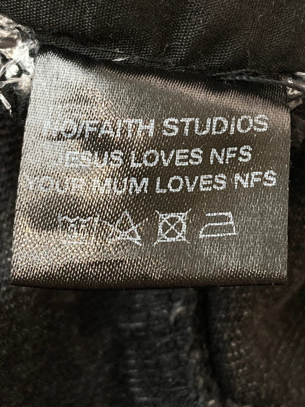 【中古品】【メンズ】  NO/FAITH STUDIOS WAVE CARGO PANT ノーフェイススタジオ ウェーブカーゴ パンツ ボトムス 153-241012-yn-12-min サイズ：S カラー：ブラック 万代Net店