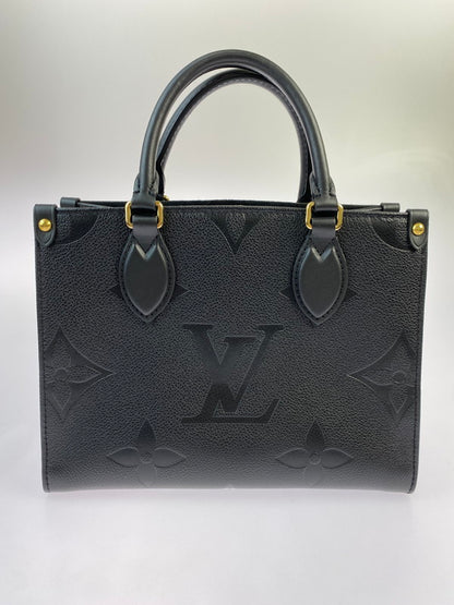 【中古美品】【レディース】 LOUIS VUITTON ルイ・ヴィトン モノグラム アンプラント オンザゴーPM M45653 レディース ショルダーバッグ スクエア型 ハンドバッグ トートバッグ 179-241011-em-3-min カラー：ノワール（ブラック） 万代Net店