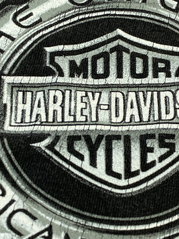 【現状渡し品】【メンズ】 HARLEY DAVIDSON ハーレーダビッドソン SS PRINTPRINT TEE 51926 00S USA製 メンズトップス プリントTシャツ アメリカ製 クールネック 146-241011-em-12-min サイズ：XXL カラー：ダークグレー 万代Net店