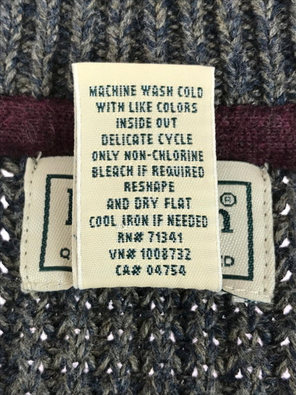 【中古品】【メンズ】 L.L.Bean エルエルビーン ZIP KNIT ジップニット アウター 146-251215-rt-17-tag サイズ：XXL カラー：グレー系 万代Net店