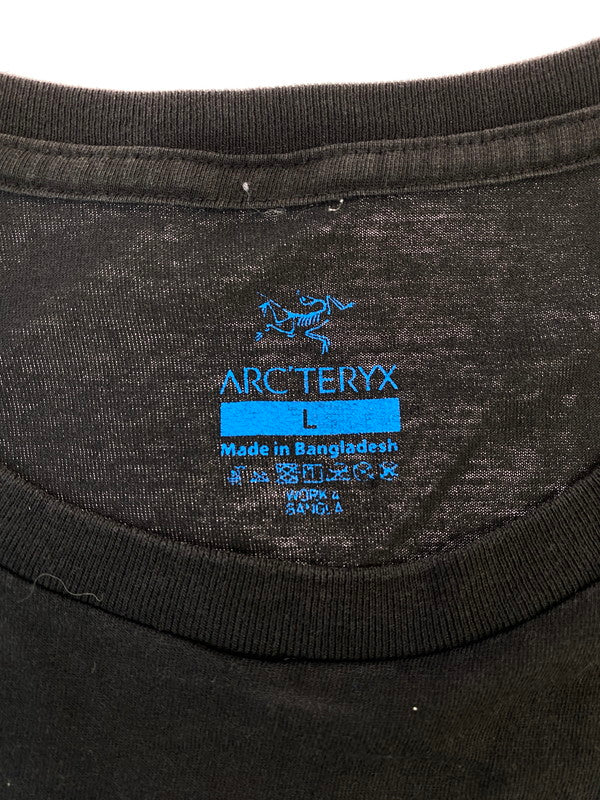 【中古品】【メンズ】 ARC'TERYX アークテリクス 京都店限定 S S TEE 半袖 144-241014-AS-21-min サイズ：L カラー：ブラック 万代Net店