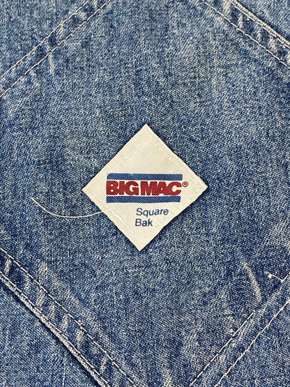 【中古品】【メンズ】  BIG MAC ビッグマック 80'S オーバーオール USA製 146-241014-AS-34-min カラー：インディゴ 万代Net店