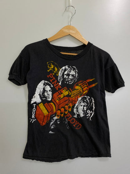 【現状渡し品】【メンズ】  PINK FLOYD ピンク・フロイド 1977 TOUR TEE ツアーTシャツ 146-241016-ks-27-min サイズ：不明 カラー：ブラック 万代Net店