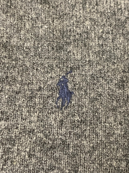 【中古品】【メンズ】 POLO RALPH LAUREN ポロ・ラルフローレン WOOL SWEATER ウールセーター トップス 146-241017-yn-03-min サイズ：M カラー：ダークグレー 万代Net店