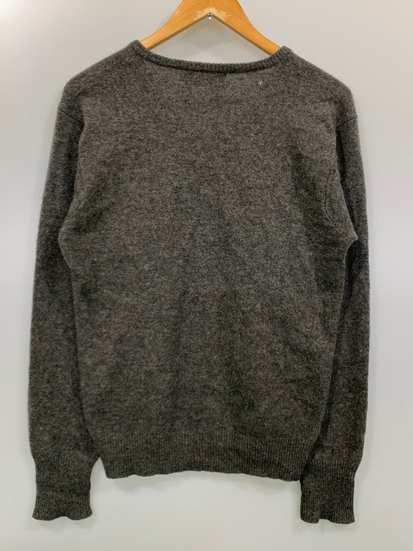 【中古品】【メンズ】 POLO RALPH LAUREN ポロ・ラルフローレン WOOL SWEATER ウールセーター トップス 146-241017-yn-03-min サイズ：M カラー：ダークグレー 万代Net店