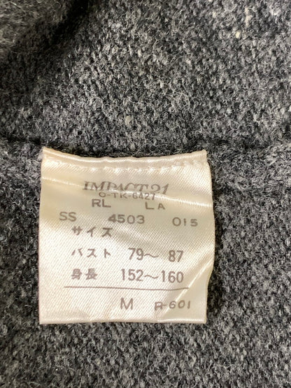 【中古品】【メンズ】 POLO RALPH LAUREN ポロ・ラルフローレン WOOL SWEATER ウールセーター トップス 146-241017-yn-03-min サイズ：M カラー：ダークグレー 万代Net店