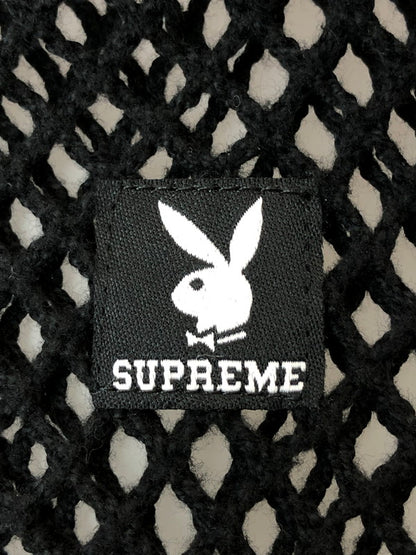 【中古品】【メンズ】 SUPREME×PLAYBOY シュプリーム プレイボーイ 21SS STRING SS TOP 2021年春夏 ストリング 半袖トップス メンズ 149-260411-KS-05-min サイズ：M カラー：ブラック 万代Net店