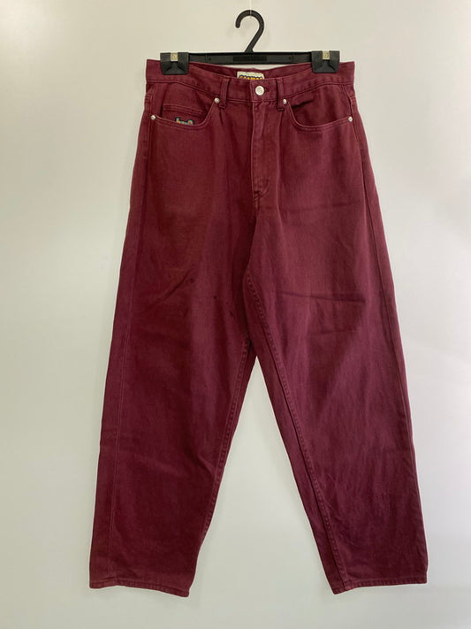 【中古品】【メンズ】 HUF ハフ PT00242 CROMER SIGNATURE PANT クローマー シグネチャー パンツ デニムパンツ 153-241028-cn-8-min サイズ：30 カラー：ワインレッド 万代Net店