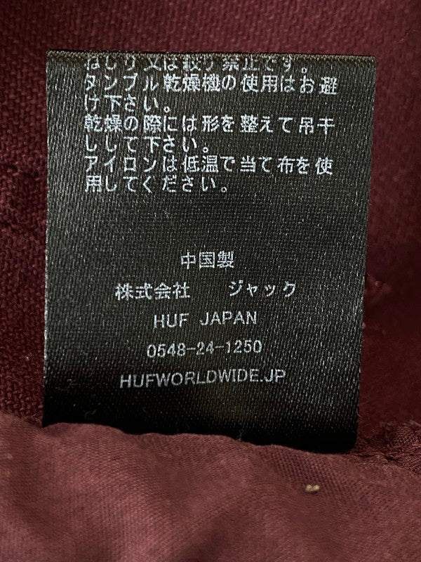 【中古品】【メンズ】 HUF ハフ PT00242 CROMER SIGNATURE PANT クローマー シグネチャー パンツ デニムパンツ 153-241028-cn-8-min サイズ：30 カラー：ワインレッド 万代Net店