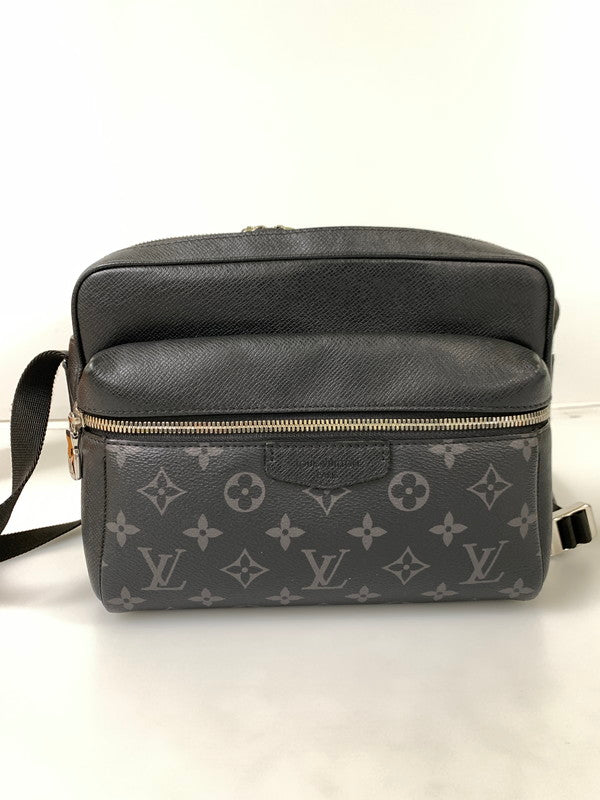 【中古品】【メンズ/レディース】 LOUIS VUITTON ルイ・ヴィトン タイガラマ・エクリプス アウトドア メッセンジャーPM M30233 ショルダーバッグ カバン 179-241016-yn-14-min カラー：ブラック 万代Net店