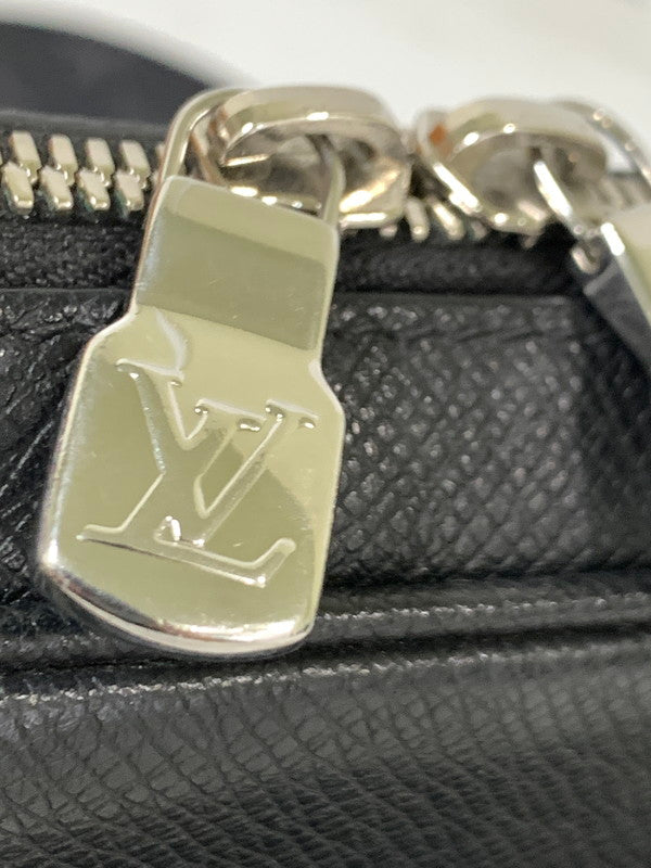 【中古品】【メンズ/レディース】 LOUIS VUITTON ルイ・ヴィトン タイガラマ・エクリプス アウトドア メッセンジャーPM M30233 ショルダーバッグ カバン 179-241016-yn-14-min カラー：ブラック 万代Net店