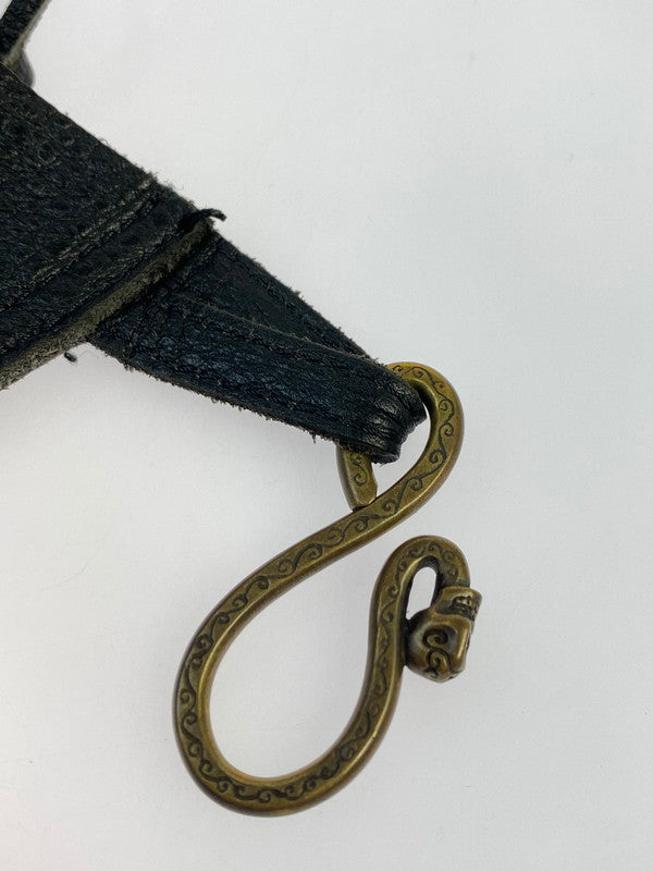 【中古品】【メンズ/レディース】 GALCIA ガルシア MEDICINE BAG(BELT LOOP用) インディアンバッグ ベルトループ用 188-241018-me-16-min カラー：ブラック 黒 万代Net店