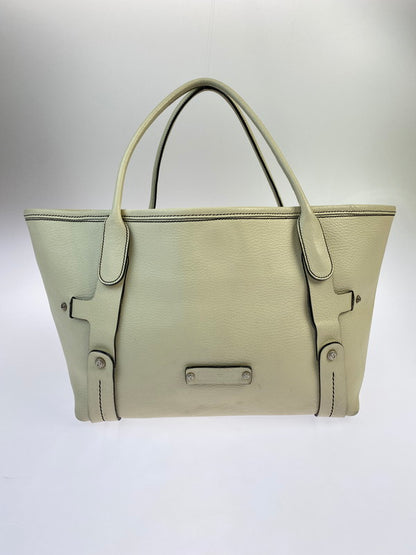 【中古品】【メンズ】 Salvatore Ferragamo サルヴァトーレフェラガモ FH-218423 レザーハンドバッグ 鞄 バッグ 180-241026-AS-7-min カラー：ホワイト 万代Net店